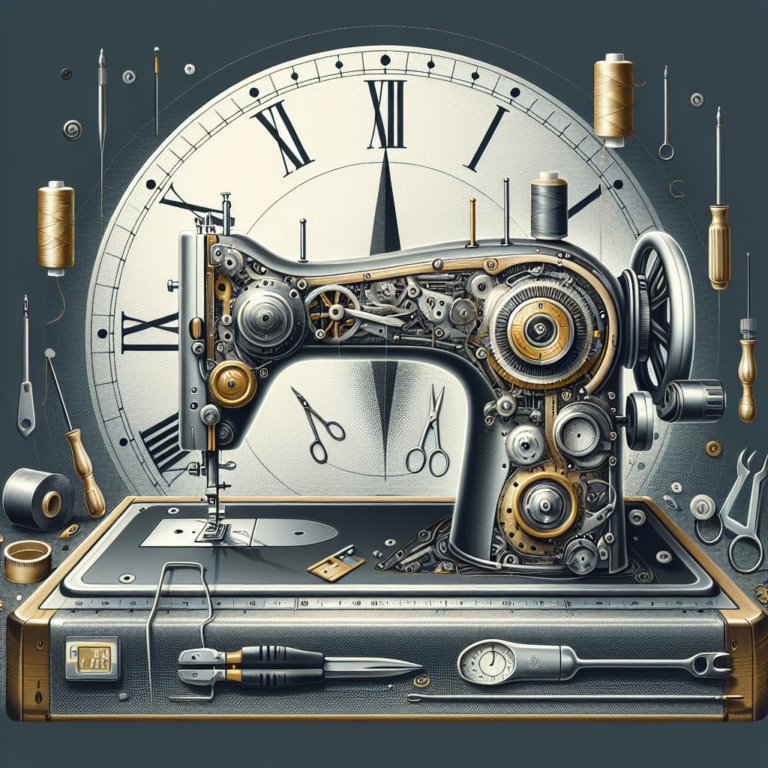 Cada cuánto tiempo conviene hacer mantenimiento a una máquina de coser