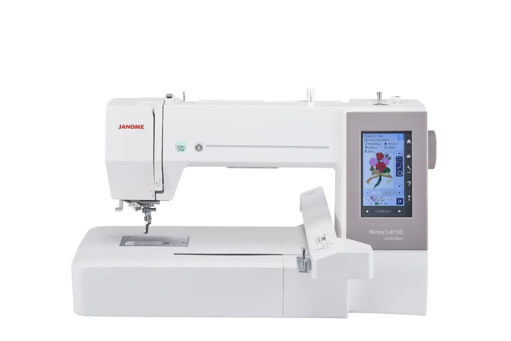 Máquina de bordar JANOME Memory Craft 550E LE