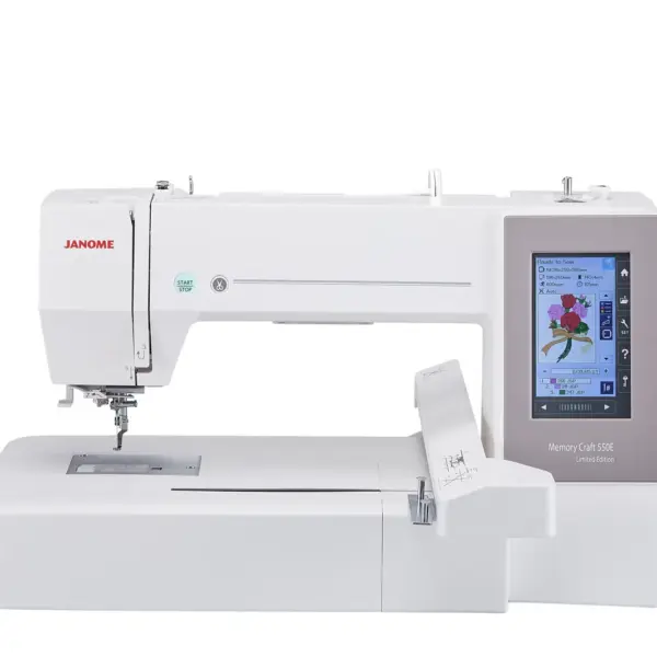 Máquina de bordar JANOME Memory Craft 550E LE
